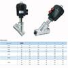 Stainless Steel Pneumatic Y-Type Angle Seat Valve with Internal Thread Connection
