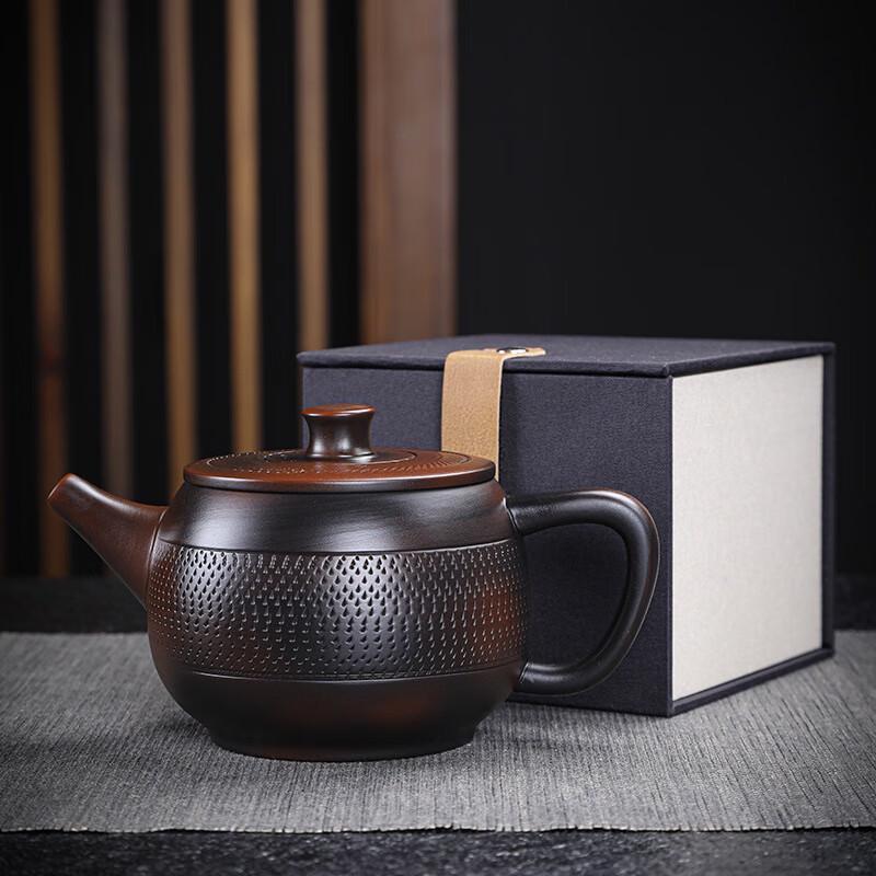 Shangqi Purple Clay Teapot with Phoenix Design