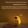 Capybara Led Night Light Silicone Rechargeable Digital Alarm Clock Dimmable Table Lamp Timing USB Charge Children Birthday Gift