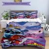 Set copripiumino 3 pezzi (1*Copripiumino + 2*Federe, Senza Nucleo),Set Biancheria da Letto con Stampa Mighty Morphin Power Rangers, Decorazione Camera da Letto, Stagione Unica, Compleanno