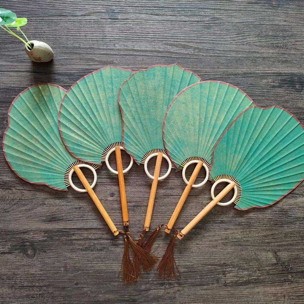 Vintage Chinese Style DIY Fan Classical Round Fan Portable DIY Xuan Paper Fan  Room Decorations