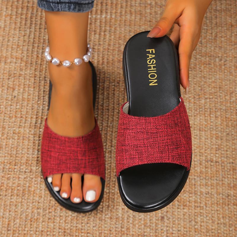 Fashion Women Slippers Summer 2024 New Platform Beach Slippers Trend Outdoor Fashion Casual Sandals Soft Slides Women Zapatos De Mujer