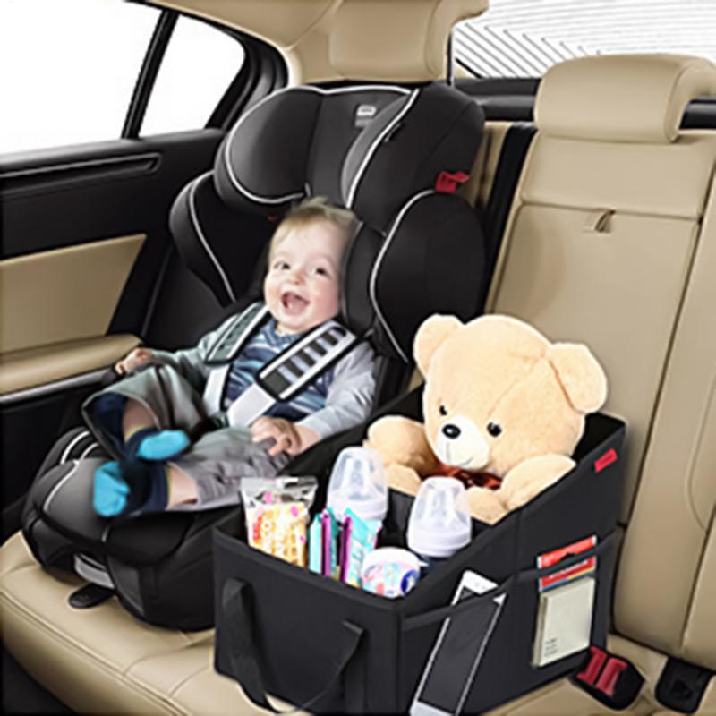 Car Trunk Organizer Multi-Compartment Trunk Box Foldable Waterproof Car Organization Box With Large Capacity For Water Bottles China Mainland