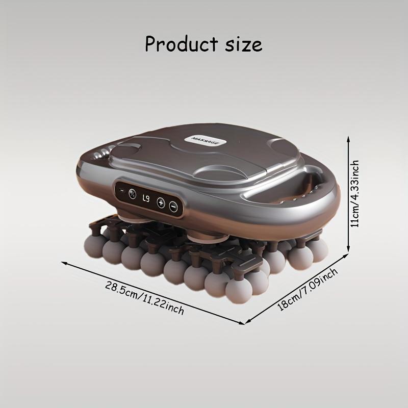 42 Kopf-Faszie-Gewebe-Massagegerät Muskelmassagegerät Rücken Halswirbelsäule Elektrisches Massagegerät Multifunktional Große Fläche Entspannung Taille