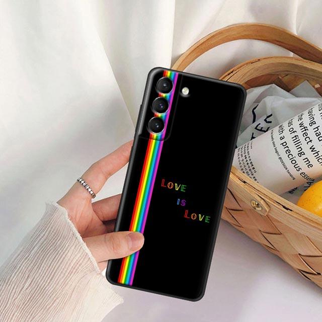 Gay Pride Flag Lesbians LGBT Rainbow Phone Case For Samsung Galaxy S25 S24 FE S23 S20 S21 FE S26 S22 Ultra S24 Plus Cases Covers