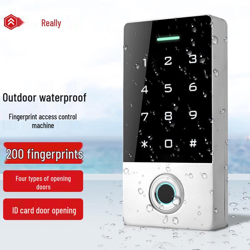 Realand X5 Waterproof Fingerprint Access Control System CN Plug (adapter Included)