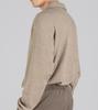 Beoteunseoul Layered Open Collar Knit (Beige)
