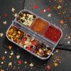 Nail Art Sequins 6-Gate Box Autumn Thanksgiving Maillard Color Symphony Maple Leaf Sequins Glitter