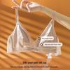Breathable French Triangle Cup Mulberry Silk Underwear for Women - Satin Thin Section for Small Chest