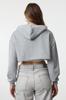 Women's Fashion Stylish Sweatshirt Gray Melange Knitted Sweatshirt