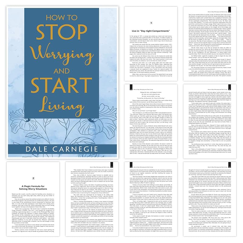 Pack Of Self Help Book For Adult How To Self Confidence, Stop Worrying, Win Friends, Subconscios Mind, Think & Grow And Art Of War
