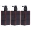 3PCS 280ml Pump Bottle Empty Liquid Hand Soap Container Plastic Press Bottle for Travel Use