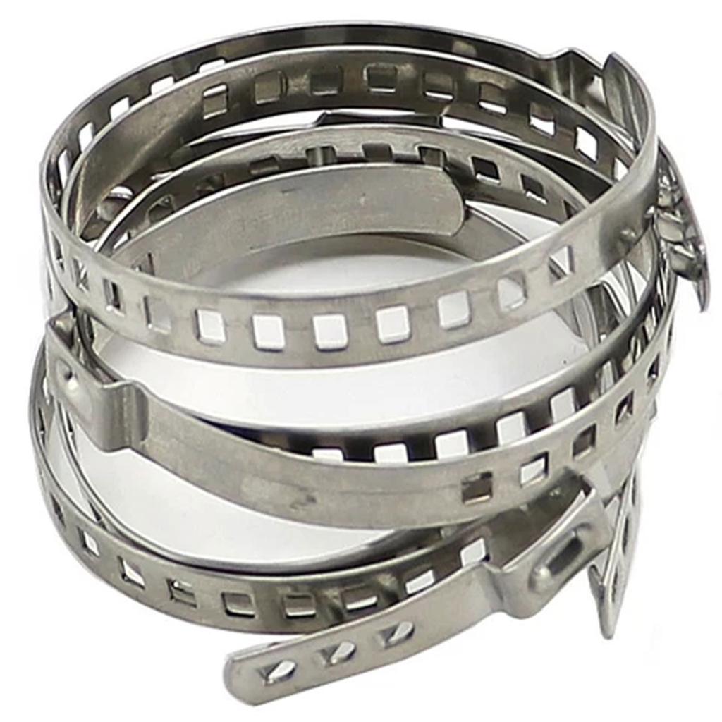 10pcs Adjustable CV Joint Boot Crimp Clamp Stainless Steel Universal CV Boot Clamp Large Small 2 Size CV Boot Crimp Drive Shaft