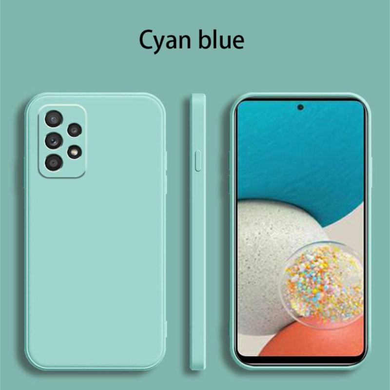 Liquid Silicone Phone Case for Samsung Galaxy A53 A73 A23 A13 A31 A51 A71 A21S A12 A22 A32 A42 A52 A72 4G 5G Back Cover Coque