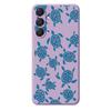 For Samsung Galaxy A16 5G/4G Case Blue Turtle Pattern Printing Straight Edge TPU Phone Back Cover