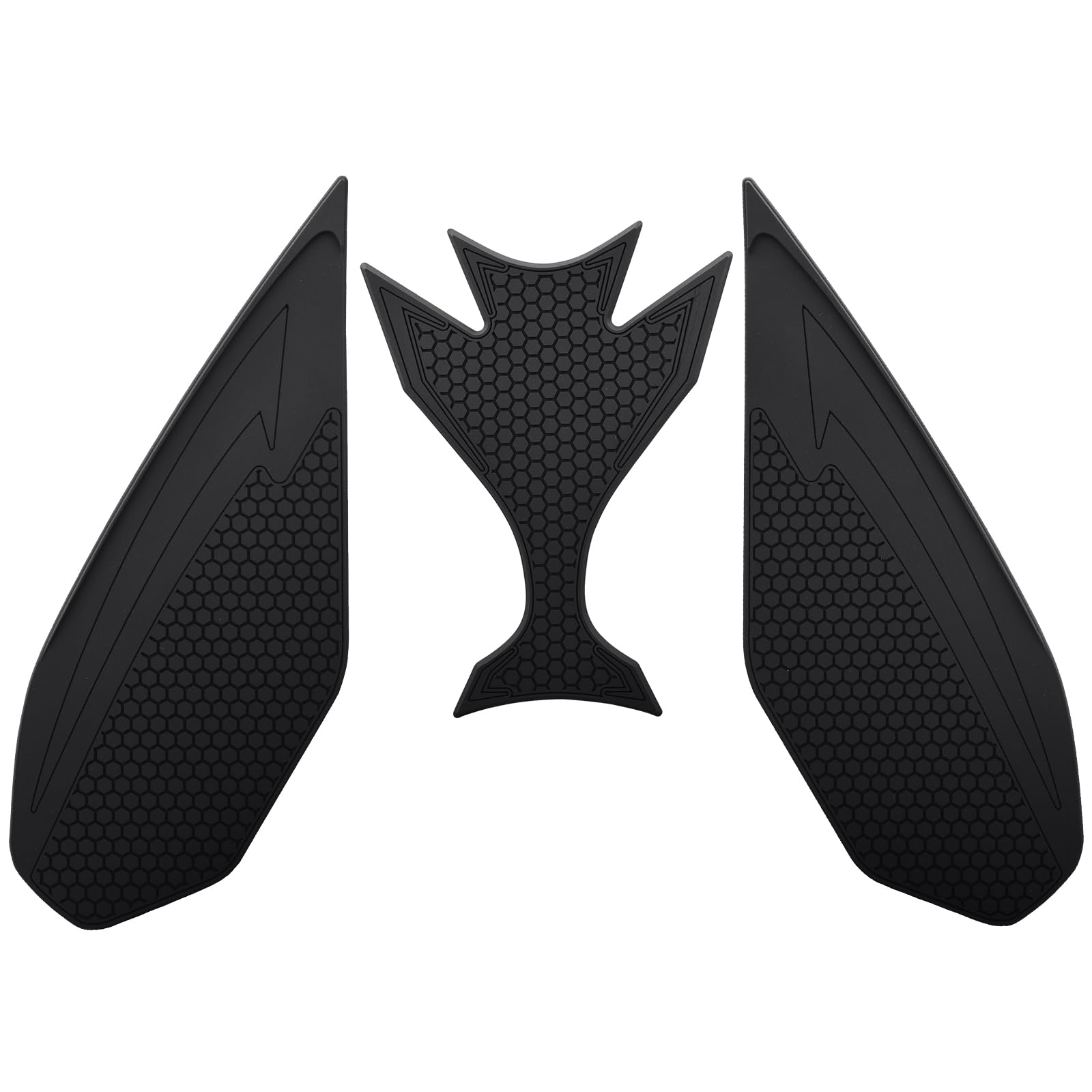 

LEDISHUN Traction Pad Street Bike Kit for Kawasaki Ninja 650 (2017-2024) and Z650 (2019-2024) Tank Pad (Black)