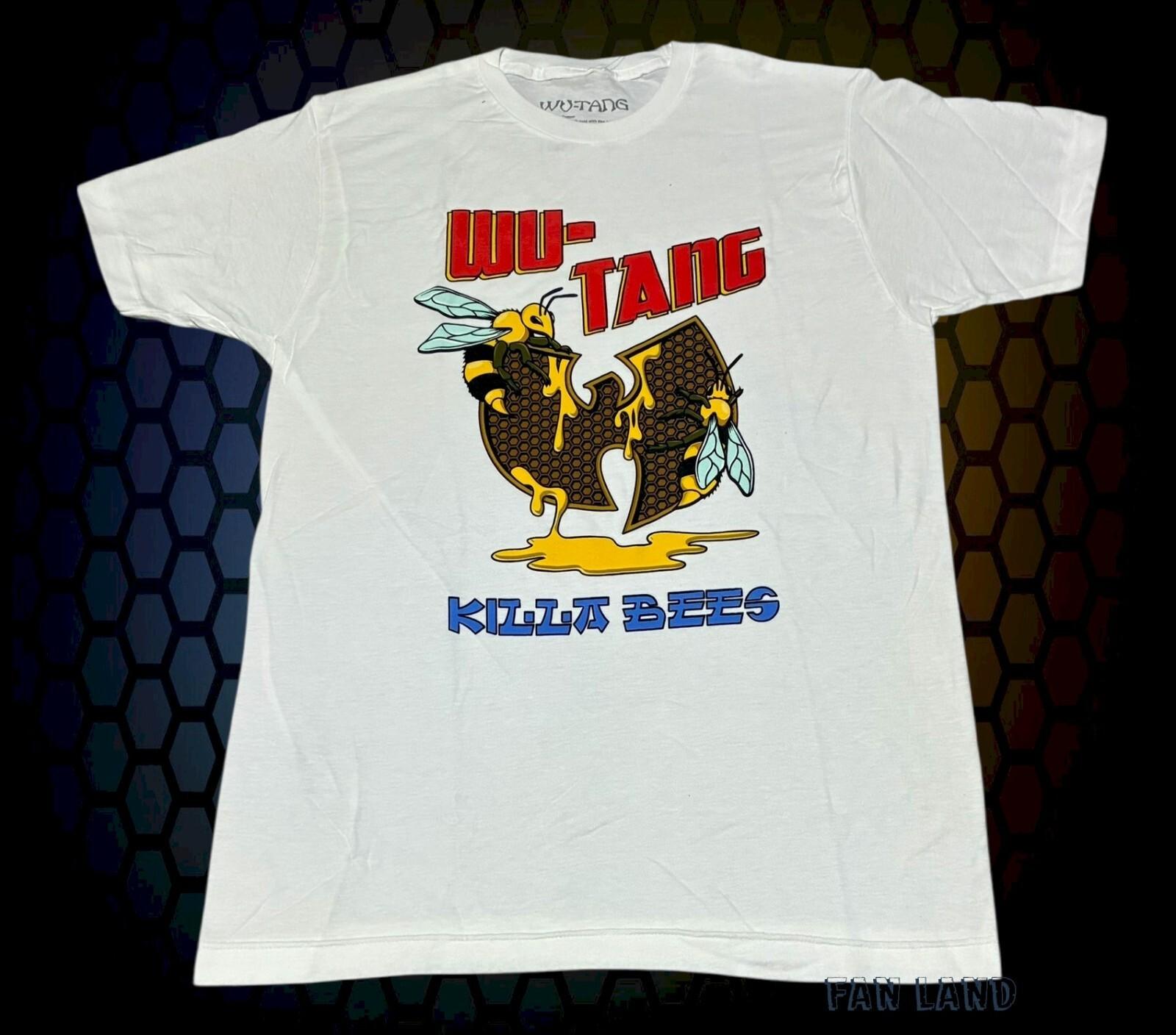 New Wu-Tang Clan Large Logo Killa Bee Mens 1998 Classic Vintage Rap T-shirt S разноцветный