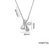Charming Chubby Brass Polished 26-Letter Silver Pendant Necklace for Women