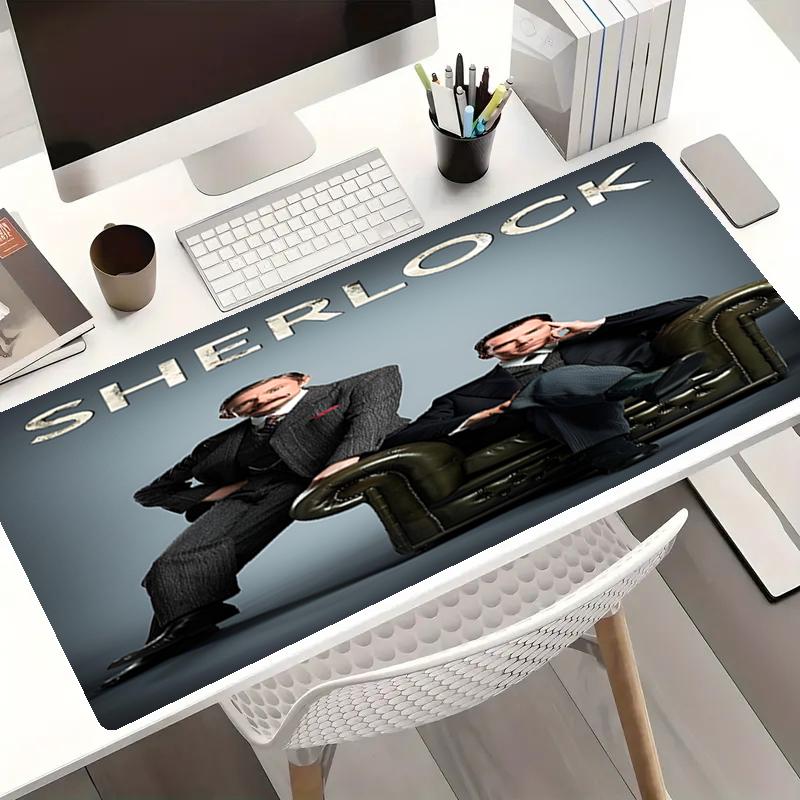 Sherlock Theme Mouse Pad, Non Slip Rubber Base, Multifunctional Office & Home Decor, Perfect for Workspace Personalization.