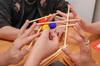 JELLYJELLYGAMES YUBIBO for 2-8 Players. Link Your Fingers and Support the Pole! A Thrilling Cooperative Balancing Game Where Dropping the Pole Ends Th