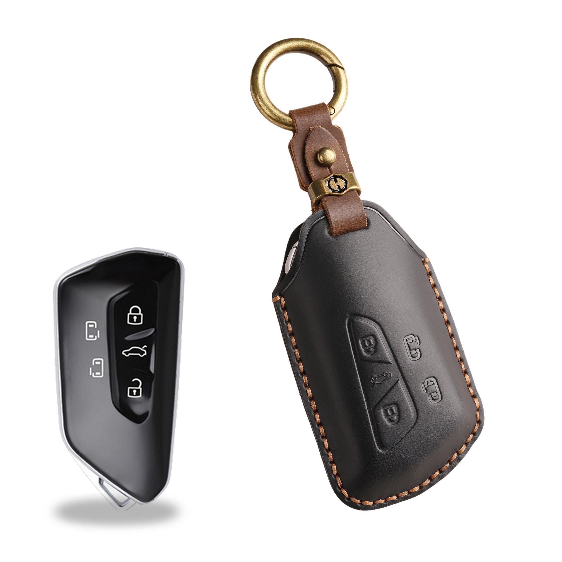 

Retro key cover for Volkswagen ID3 ID4 ID6 key bag Lingdu L Golf car key protective case
