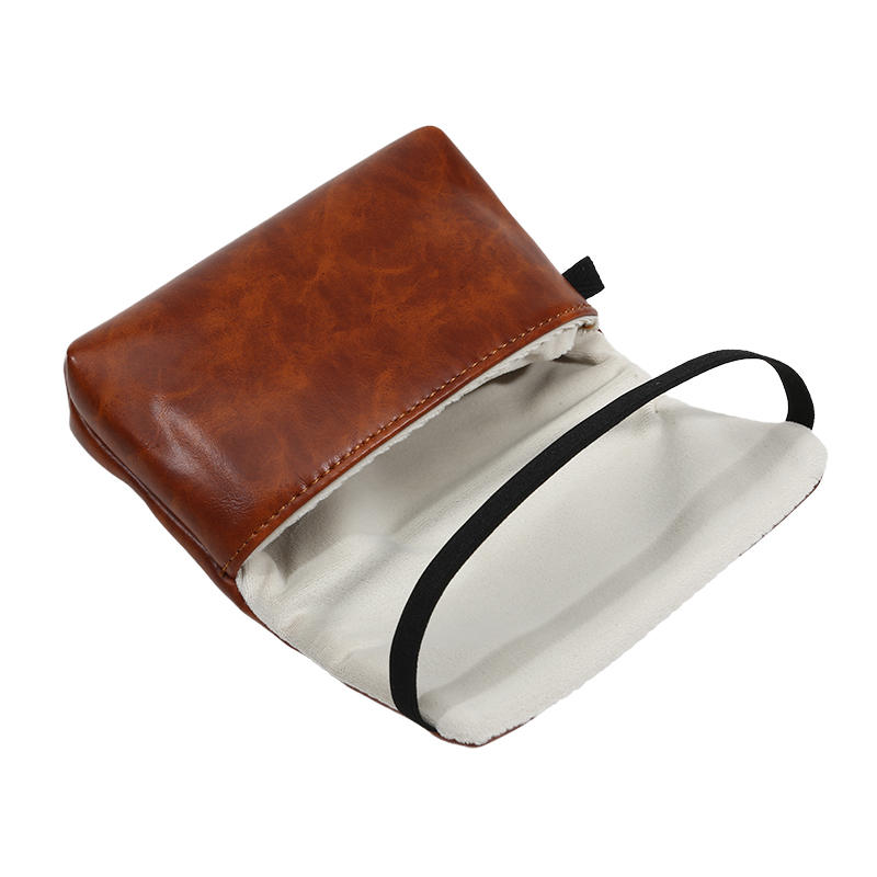 

Fashion Camera Bag Machine Small Portable Digital Camera Cosmetics Bag Home Storage Universal Camera Storage Bag 13*4*9cm коричневый