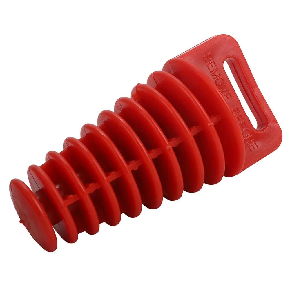 15-62mm Motorcycle Exhaust Pipe Plug Dust-proof Water Proof Exhaust Wash Plug PVC Universal Tailpipe Rubber Air Bleeder Plug