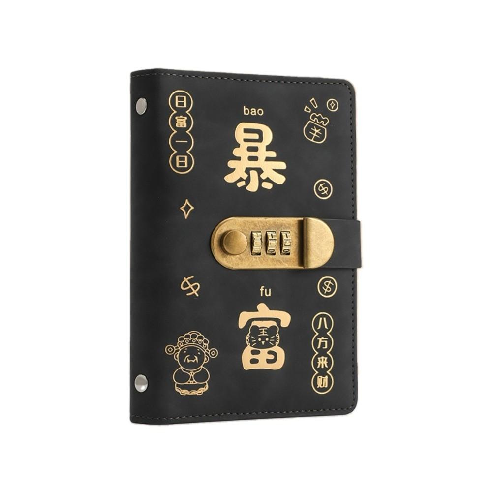 Waterproof Money Saving Challenge Book PU Leather Money Storage Bag Ledger  Financial Tool