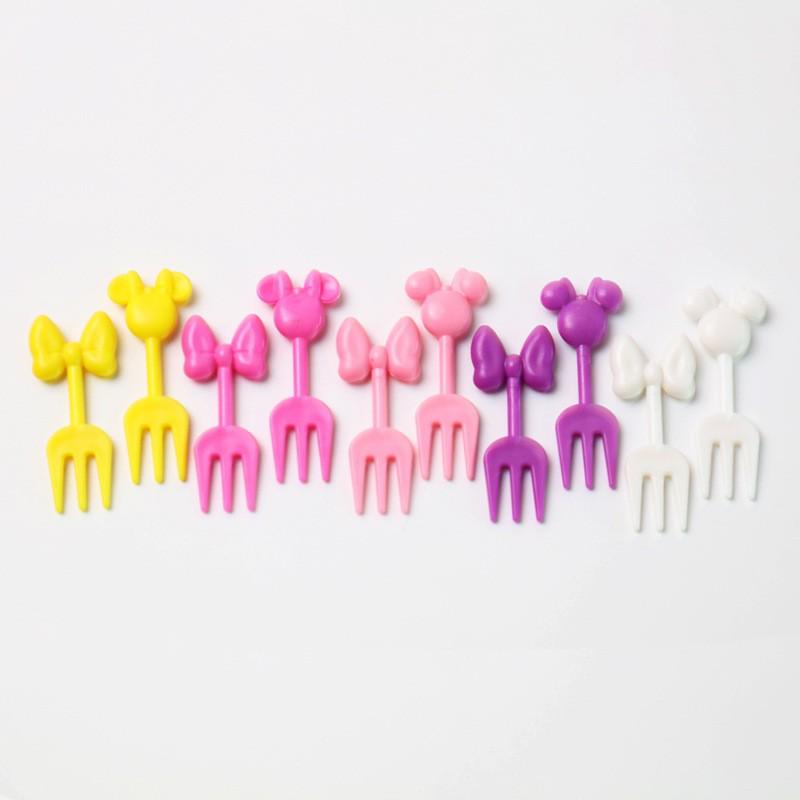 Creative Cartoon Animal Fruit Forks for Kids – Cute, Plastic Bento Picks for Household & Kitchen Use