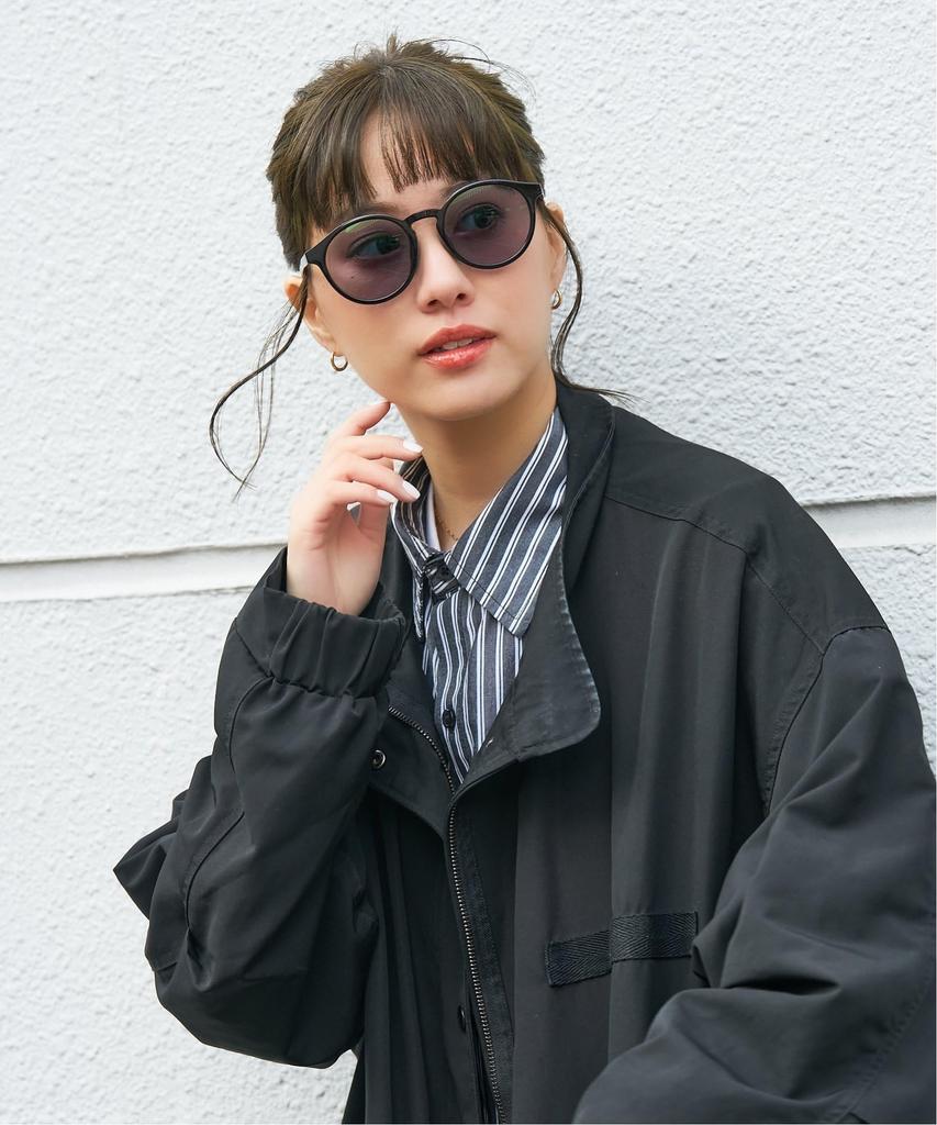 [Zoff] [WEB Exclusive] Boston-style Photochromic Sunglasses (Black)  Lens Color Changes, Lightweight, UV Protection, Unisex, Stylish, Driving