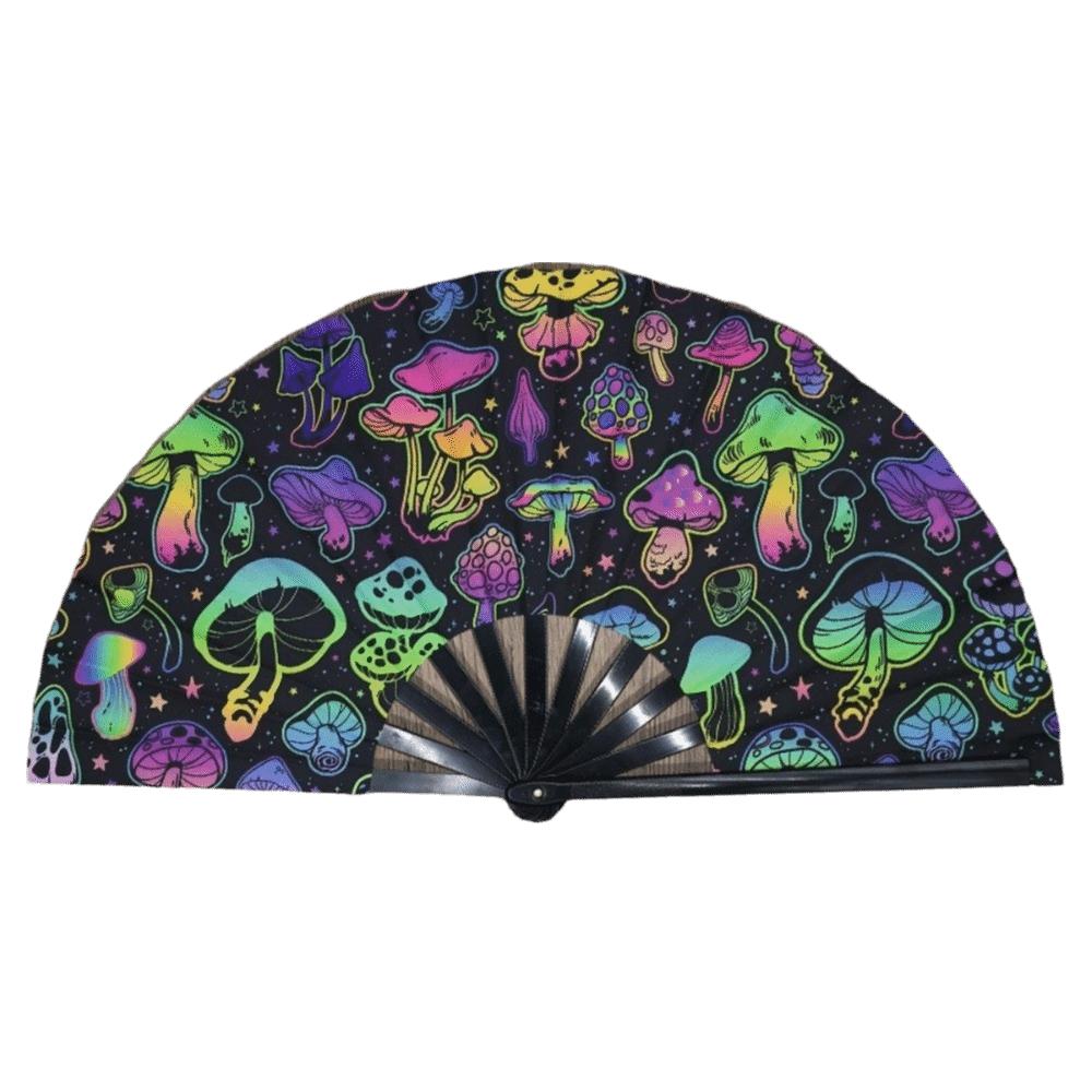 New UV Ink Printing Kung Fu Fan Foldable Handmade Folding Fan Bamboo Bone Fan Home Decoration
