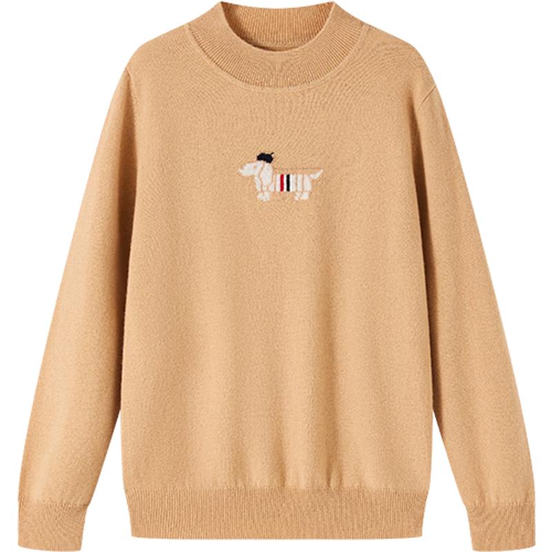 YEEHOO Kids 100% Wool Unisex Pullover Sweater 130