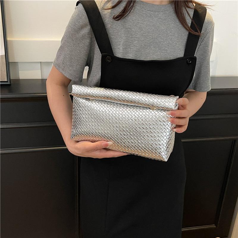 Frühling und Sommer neu schlicht einfarbig hochwertige Textur Temperament städtische Business-Pendler Damen-Clutch-Tasche hoher Wert