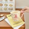 High Value Ceramic Mug Cute Couple Home Cup Breakfast Coffee Milk Water Cup Practical Birthday Gift