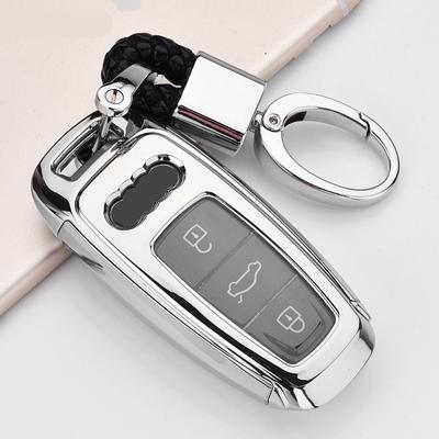 TPU+PC Car Remote Key Case Cover for A6 A7 A8 E-tron C8 Q8 20 18 2019 2020 Auto Key Holder Protection Shell Accessories