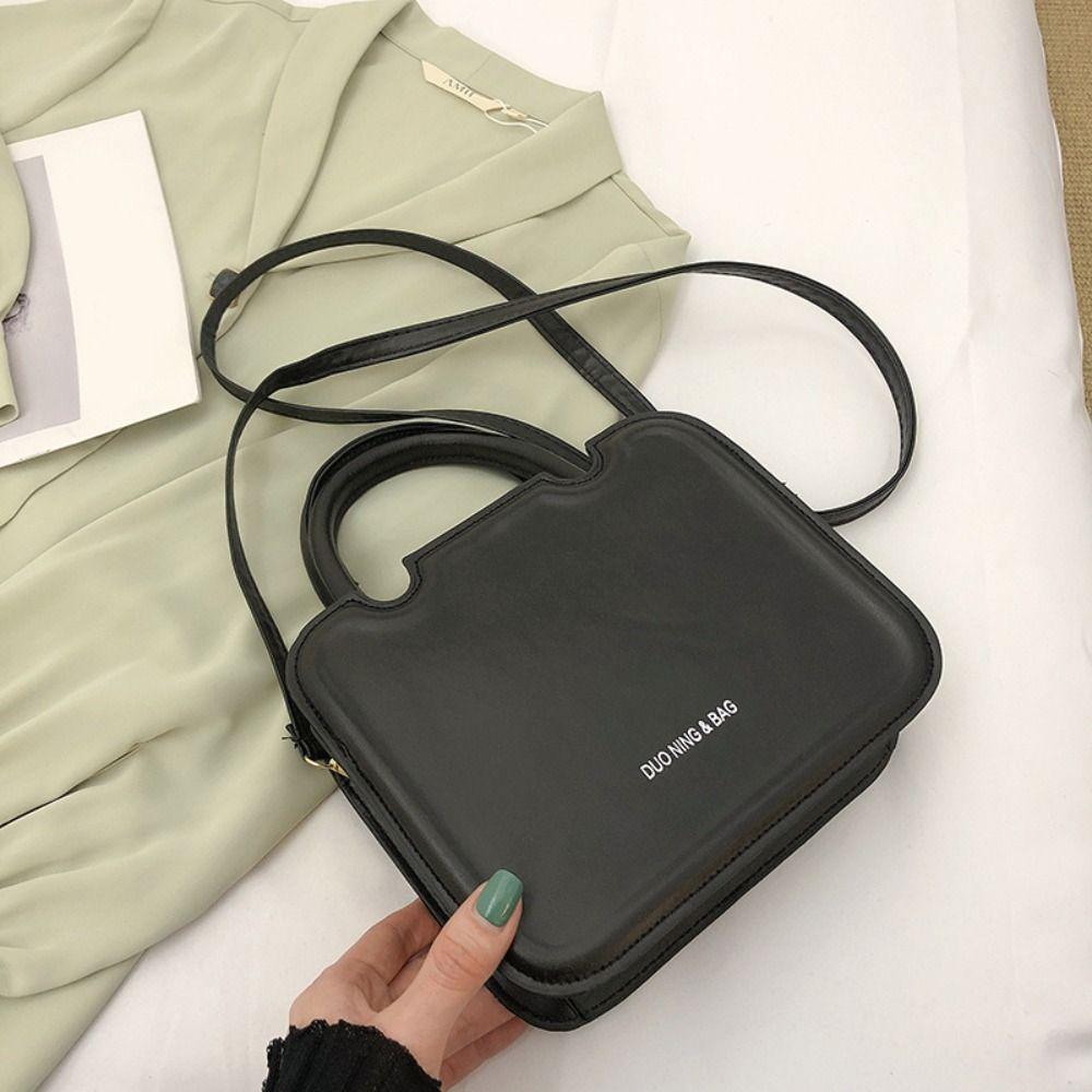Minimalist Square Underarm bag PU Leather Ladies Shoulder Bag Small Messenger Bag  Girls