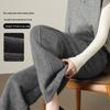 Women's High-Waist Brushed Fleece Lined Wide-Leg Casual Pants