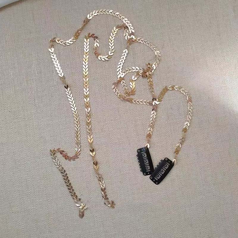 Catena per Capelli Vintage Color Oro per Donne Tendenza Frangia Metallica Fascia Intrecciata Accessori per Capelli Coda di Cavallo Copricapo da Matrimonio