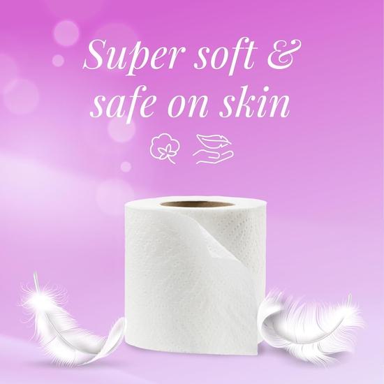 Origami 3-lags mykt og svært absorberende toalettpapir | 100% naturlig jomfruellulosefiber - Pakke med 18 (160 trekk per rull, 2880 ark)