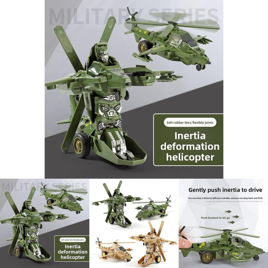 Inertia Transforming Toy Airplane For Boys With Onebutton Shape Shift And Impact Reaction