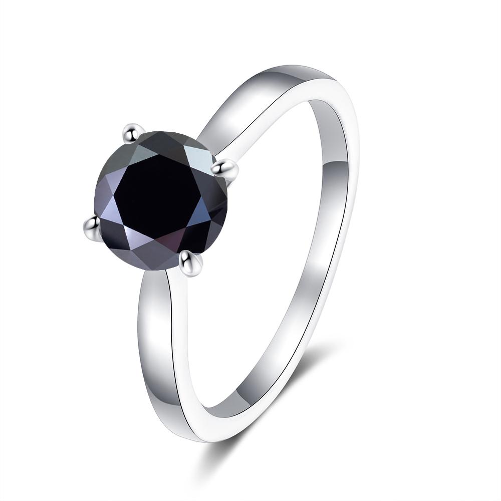 2 Carat Colorful Moissanite Rings D Color VVS Original Silver 925 Jewelry For Women Wedding Bands with GRA