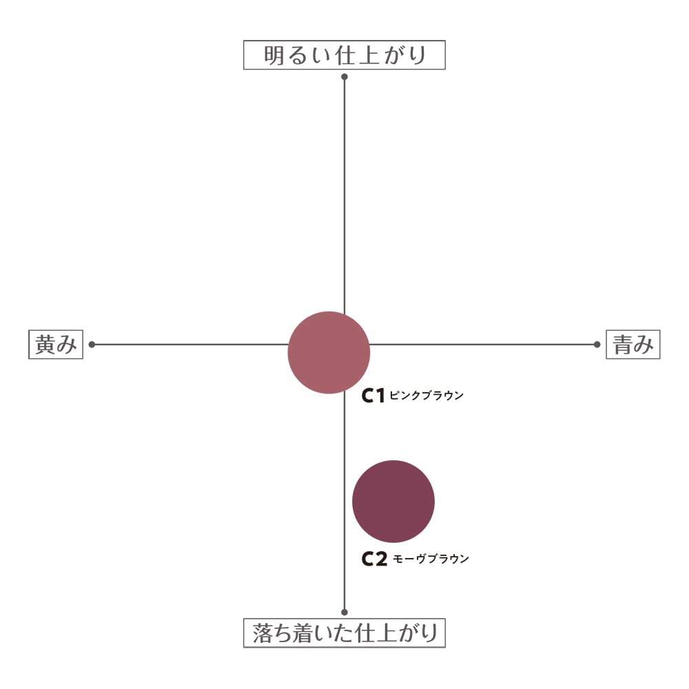 Cezanne Extra Fine Eyebrow Mascara C2 Mauve Brown 4.0g Nuance Color Extra Fine Brush Blood Color