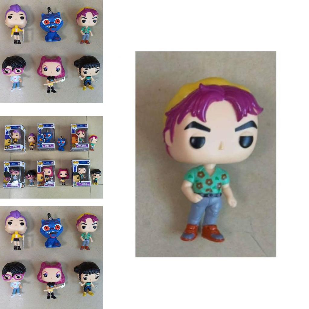 Kpop Demon Hunters Pvc Doll Ornament For Desk Decor And Office Display