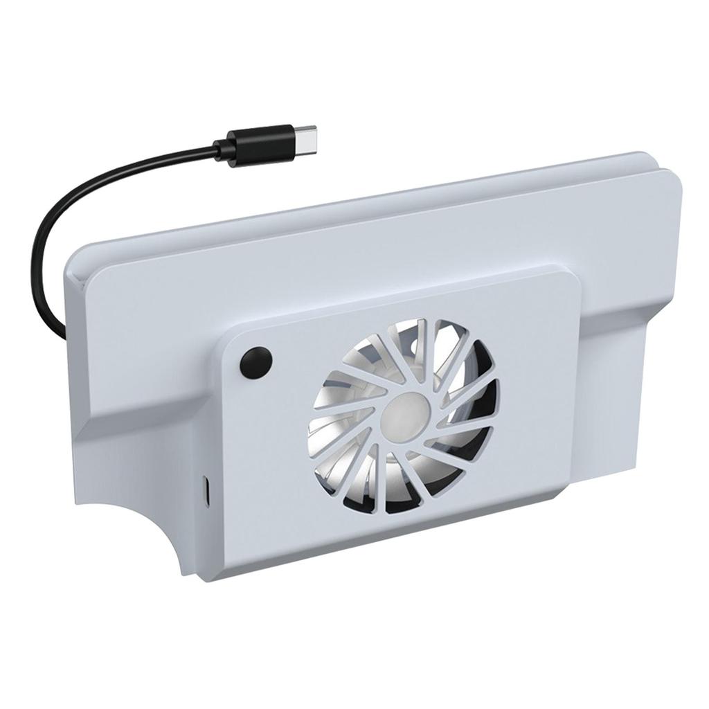 Cooling Fan with Card Slot Docking Station Accessories Upgrade Parts Cooler White