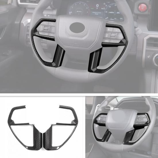 Carbon Full Trim Kit Covers For Tacoma&2025 4Runner Steering Wheel Center Consol