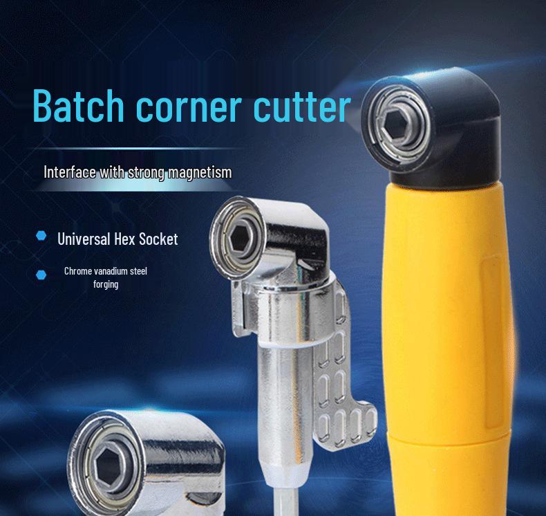 Elektrischer Winkelbohradapter mit Dreibackenfutter für enge Räume