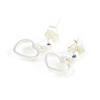 Les Trésors De Lily [H6170] - Silver 'Love' Silver Earrings - 10x6 Mm