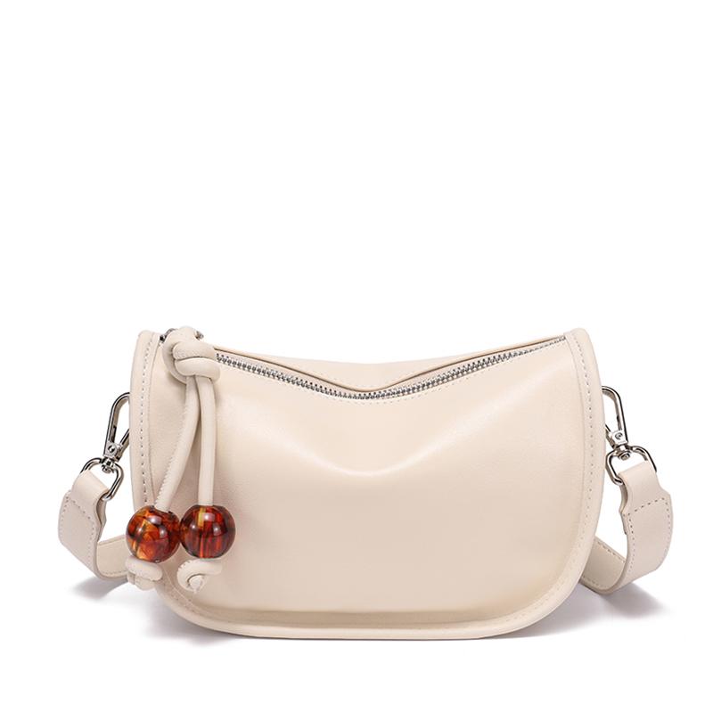 

Women s Genuine Cowhide Retro Shoulder Bags Ladies Cow Leather Office Crossbody Bag Female Casual Design Luxury Commute Handbags 20x8x13cm бежевый