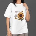 Sunflower Inspirational Shirt Be The Sunshine Positive Quote Tee Gift For Women XXL
