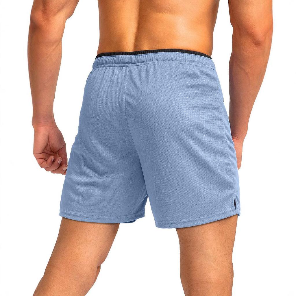 2025 Schnelltrocknende Herren-Laufshorts mit Reißverschlusstaschen für Fitnessstudio, Sport und Strand
